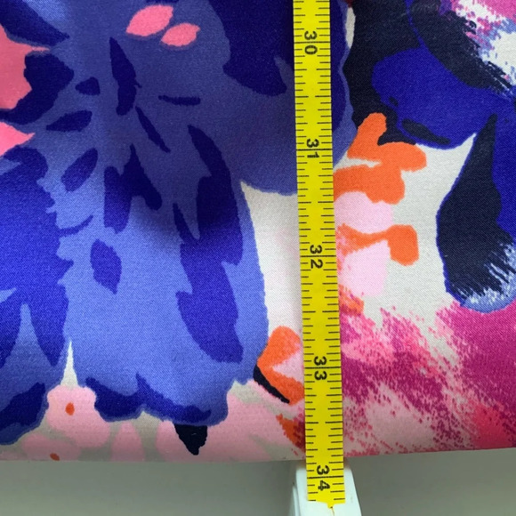 NWT H&M Fashion Star Structured Floral Print Dress w/ Cap Sleeves Size 4 - Picture 3 of 14